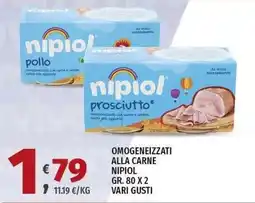 Vivo Supermercati Omogeneizzati alla carne NipiOL offerta