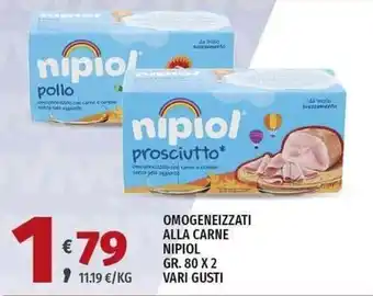 Vivo Supermercati Omogeneizzati alla carne NipiOL offerta