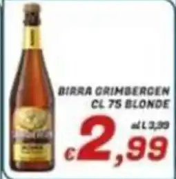 Idromarket Birra Grimbergen blonde offerta