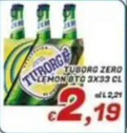 Idromarket Tuborg zero lemonato offerta
