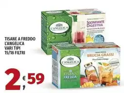 Vivo Supermercati Tisane a freddo L'Angelica vari tipi offerta