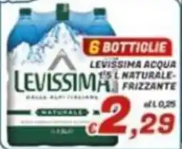 Idromarket Levissima acqua naturale frizzante offerta