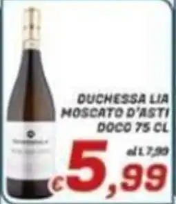 Idromarket Duchessa Lia Moscato d'Asti DOCG offerta