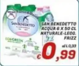 Idromarket San Benedetto acqua naturale leggermente frizzante offerta