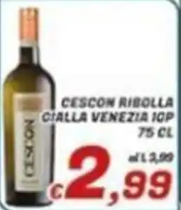 Idromarket Cescon Ribolla Gialla Venezia IGP offerta