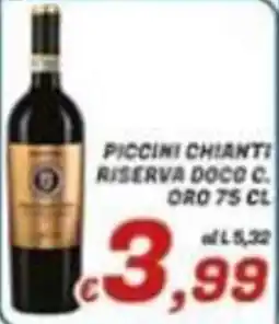Idromarket Piccini Chianti Riserva D.O.C. ORO offerta