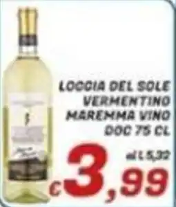 Idromarket Loggia del Sole Vermentino Maremma Vino offerta