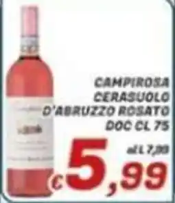 Idromarket Campirosa Cerasuolo d'Abruzzo Rosato offerta