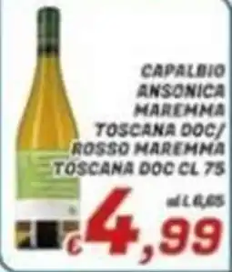 Idromarket Capalbio Ansonica Maremma offerta