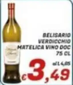 Idromarket Belisario Verdicchio Matelica Vino DOC offerta