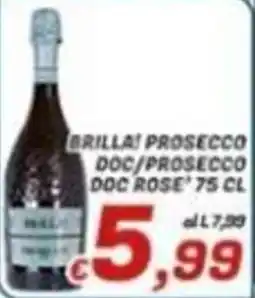 Idromarket Brillai Prosecco Doc/Prosecco Doc Rose offerta