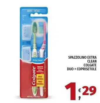 Spazzolino extra clean Colgate duo