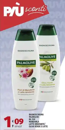 Vivo Supermercati Bagnoschiuma Palmolive Mandorla Latte Idratante offerta