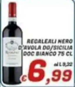 Idromarket Regaleali Nero d'Avola Do/Sicilia Doc Bianco offerta