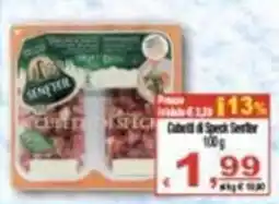 CTS Supermercati Cubetti di speck Genifer offerta