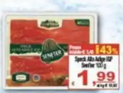 CTS Supermercati Speck Alto Adige IGP Sanfter 100 g offerta