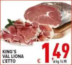 Iper Triscount King's Val Liona offerta