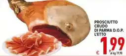 Iper Triscount Prosciutto crudo di Parma D.O.P. offerta