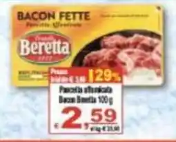 CTS Supermercati Pancetta affumicata Beretta offerta
