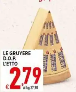 Iper Triscount Le Gruyere D.O.P. offerta