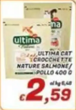 Idromarket Ultima Cat Crocchette Nature Salmone/Pollo offerta
