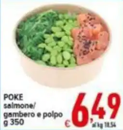 Iper Triscount POKE salmone/ gambero e polpo offerta