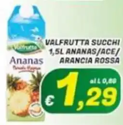 Idromarket Valfrutta succhi ananas offerta