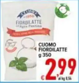 Iper Triscount Cuomo fiordilatte offerta