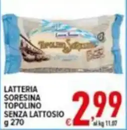 Iper Triscount Latteria Sore sina Topolino senza lattosio offerta