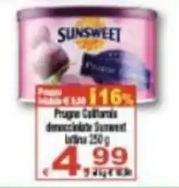 CTS Supermercati Prugne California denocciolate Sunsweet offerta