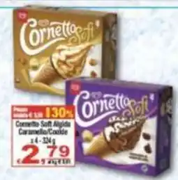 CTS Supermercati Cornetto Soft Algida Caramello/Cookie offerta