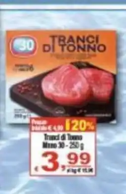 CTS Supermercati Tranci di Tonno offerta