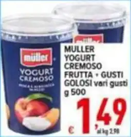 Iper Triscount Muller Yogurt cremoso frutta offerta