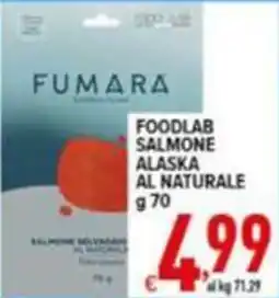 Iper Triscount Foodlab Salmone Alaska al naturale offerta