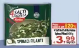 CTS Supermercati Salti in padella Spinaci filanti offerta