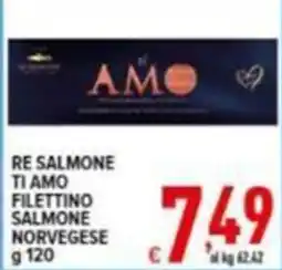 Iper Triscount Re Salmone Ti Amo Filettino Salmone Norvegese offerta