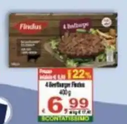 CTS Supermercati Beefburger Findus offerta