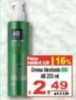 CTS Supermercati Crema idratante BIO AB offerta