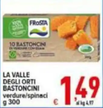 La Valle degli Orti Bastoncini verdure/spinaci