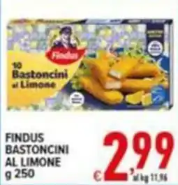 Iper Triscount Findus bastoncini al limone offerta