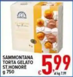 Iper Triscount Sammontana torta gelato st.honore offerta