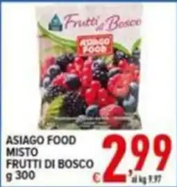 Iper Triscount Asiago Food frutti di bosco offerta