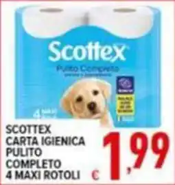 Iper Triscount Scottex carta igienica pulito completo offerta