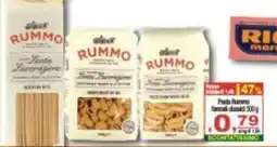CTS Supermercati Pasta Rummo formati classici offerta