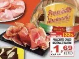CTS Supermercati Prosciutto crudo nazionale Martini offerta
