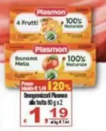 CTS Supermercati Plasmon frutta offerta