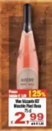 CTS Supermercati Vino frizzante IGT Maschio Pinot Rosa offerta
