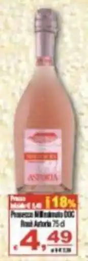 CTS Supermercati Prosecco Millesimato DOC Rosé Antonia offerta