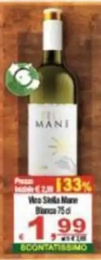 CTS Supermercati Vino Stella More Bianco offerta