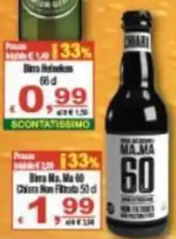 CTS Supermercati Birra Ma.Ma 60 offerta